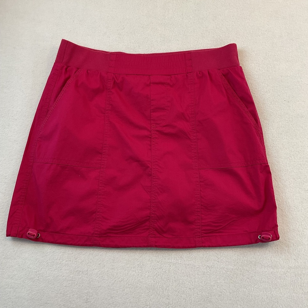 Westbound Womens Magenta Pink Skort Stretch Cotton Bungee Hem Medium
